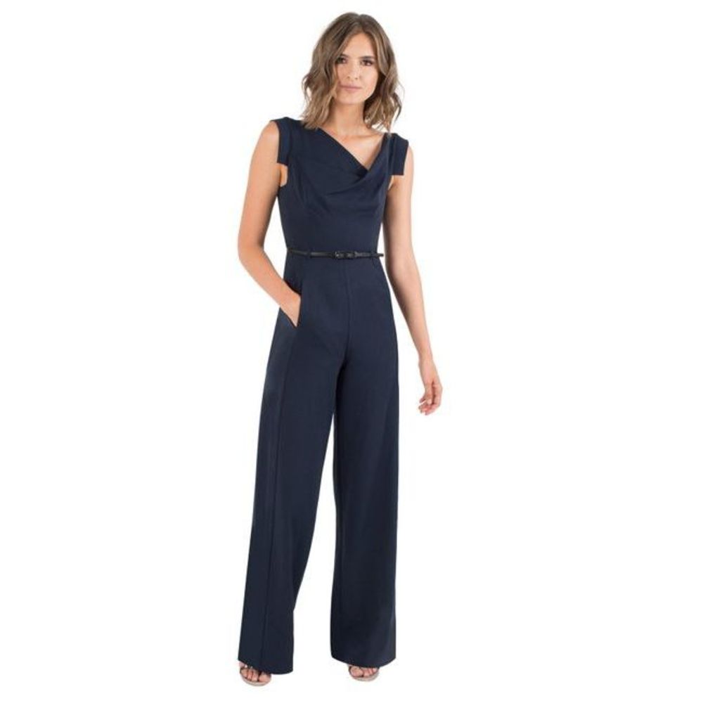 Black Halo
Women's Blue Jackie O Jumpsuit